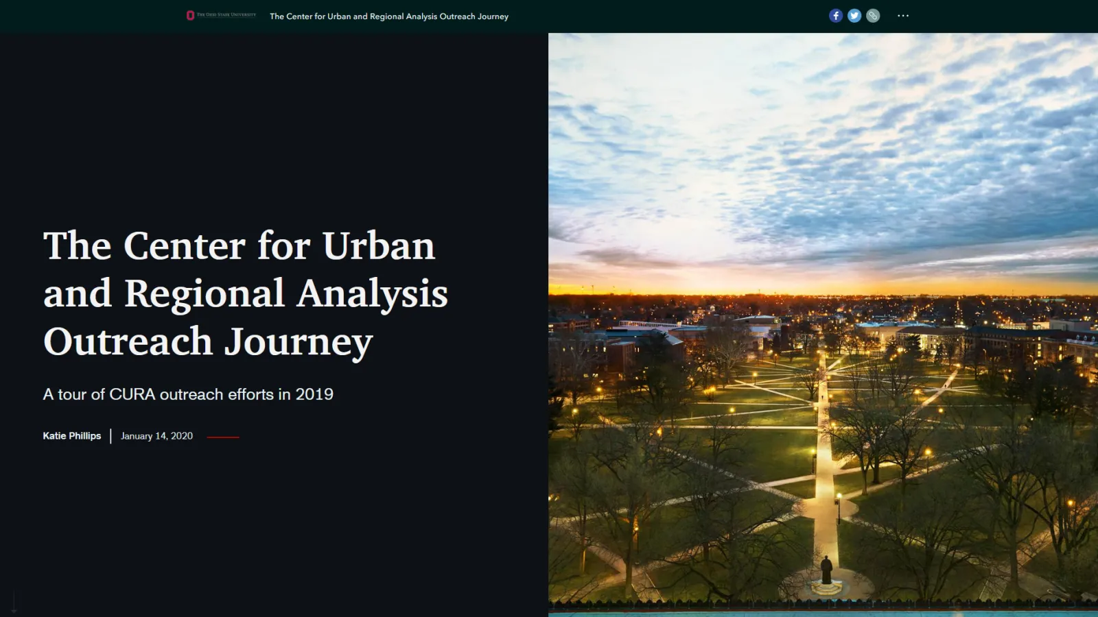 CURA Outreach Storymap 2019