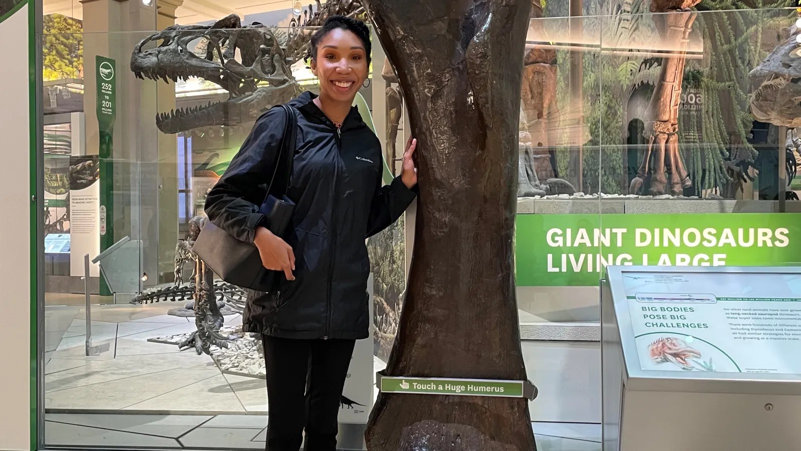 Gerika Logan posting with large bone 