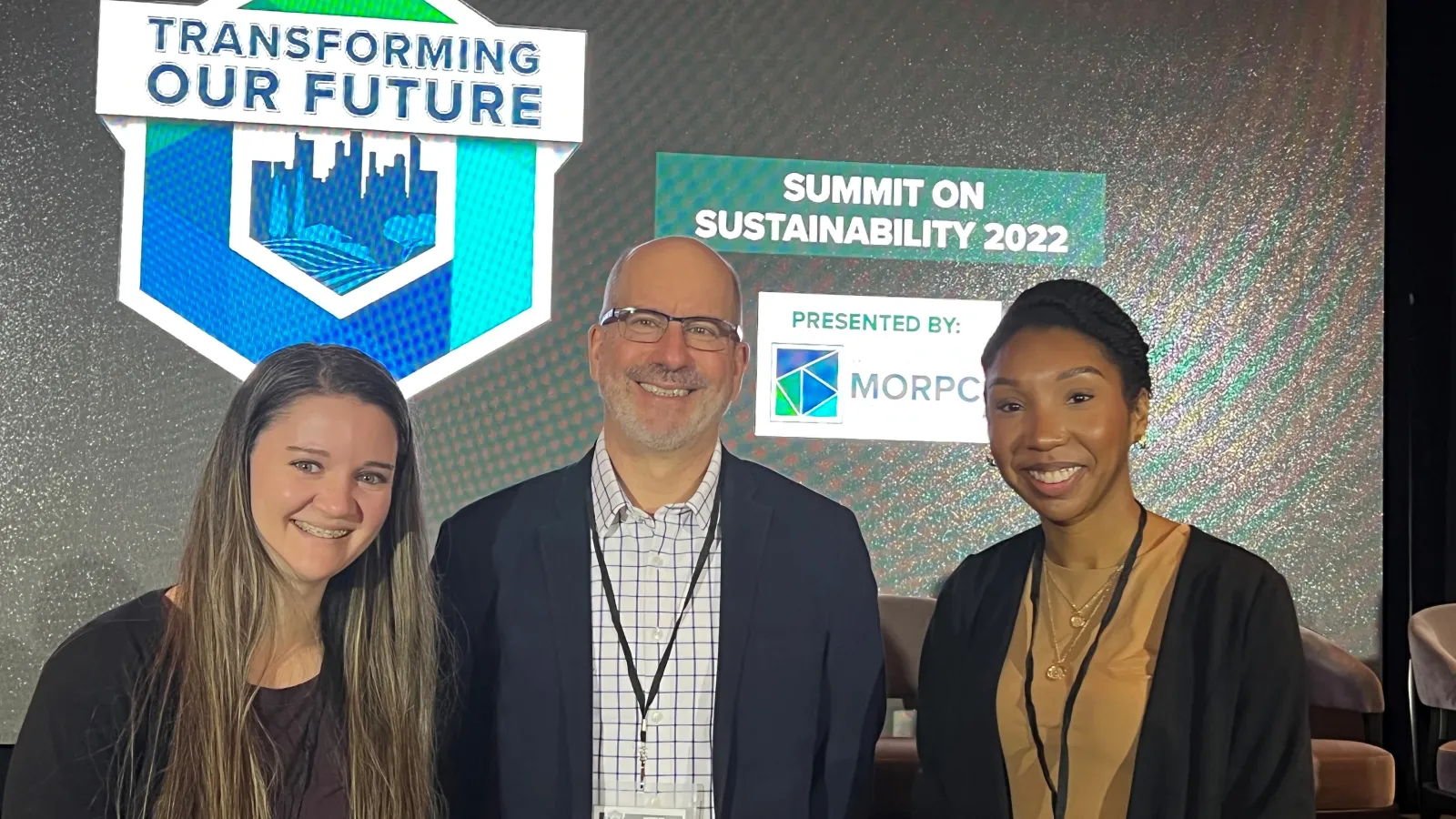 Nicole Hall, Harvey Miller, and Gerika Logan 