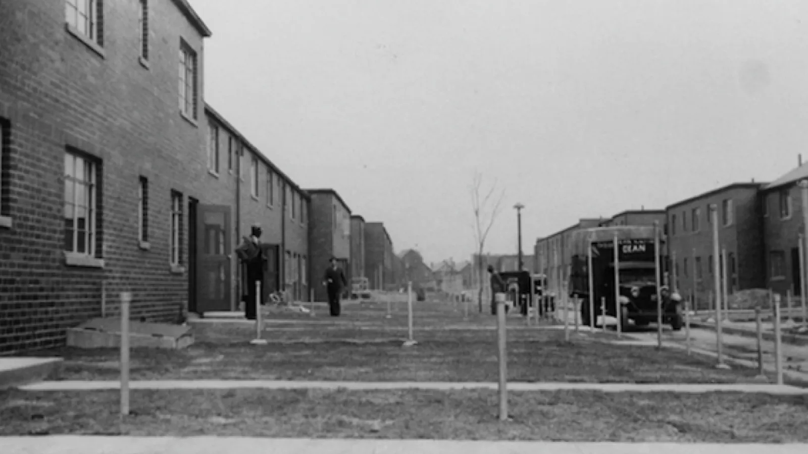 Vintage Photo of Poindexter Village in The Near East Side of Columbus Ohio