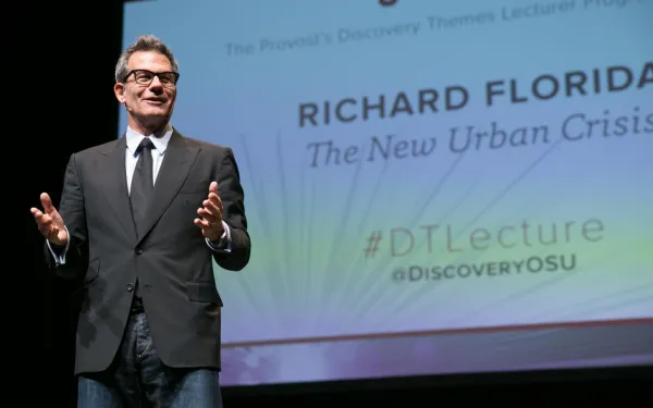 Richard Florida speaking at Ohio State