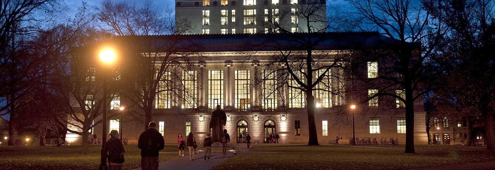 Exterior view of Thompson Library
